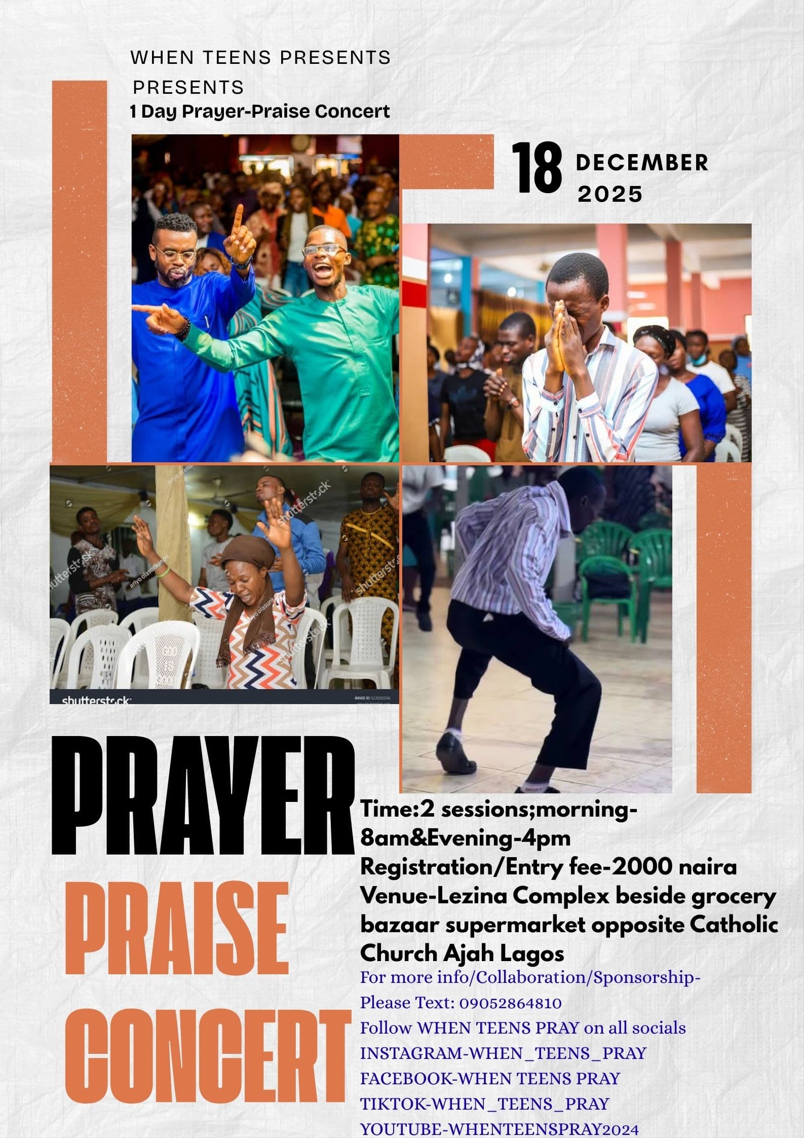 1 Day Prayer-Praise Concert