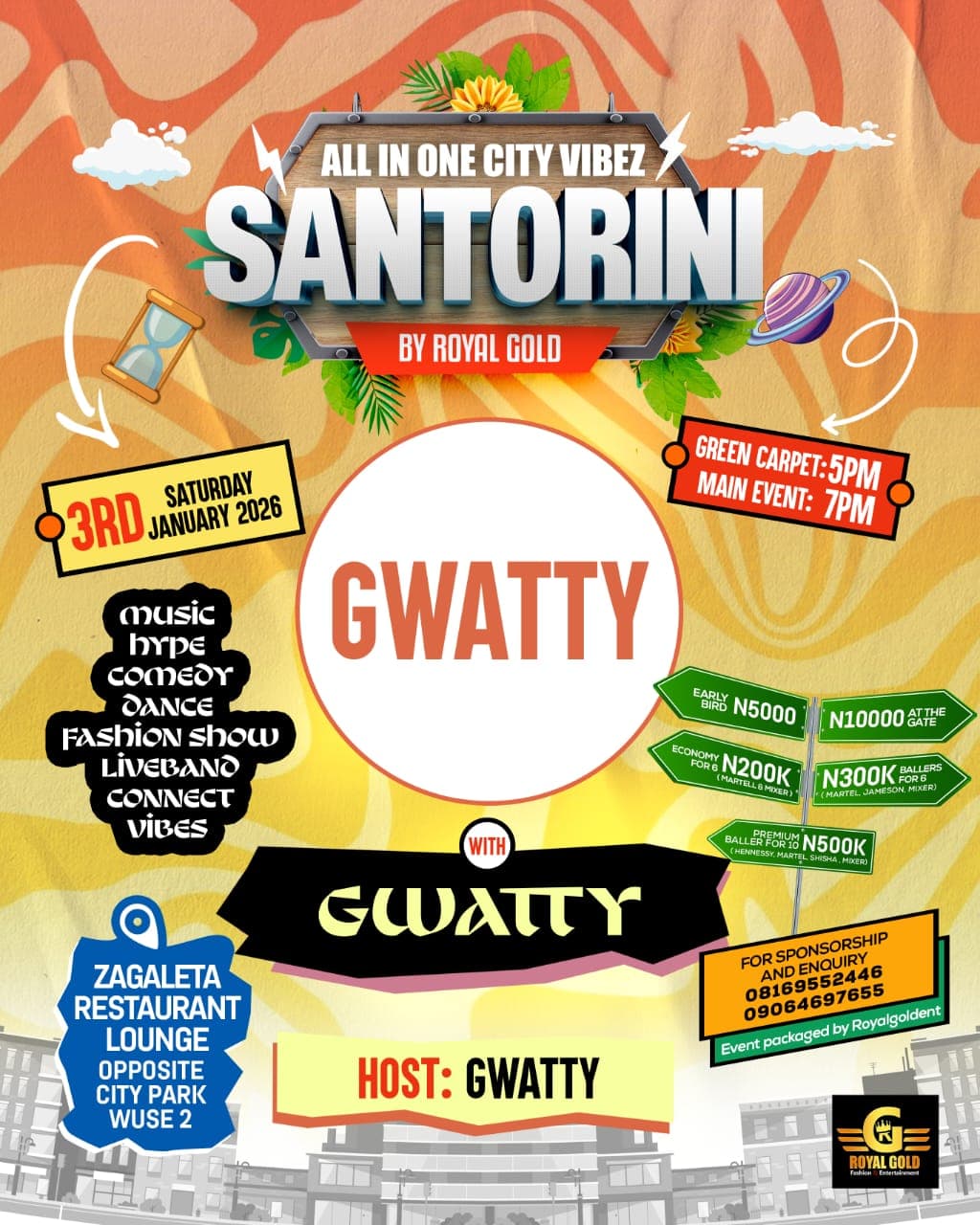 SANTORINI WITH GWATTY All in one city vibes