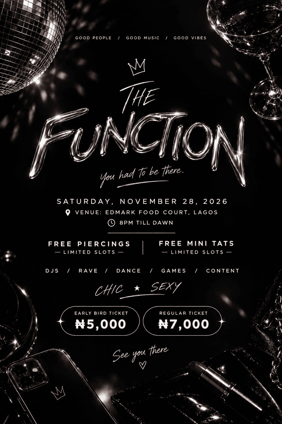 The function race party