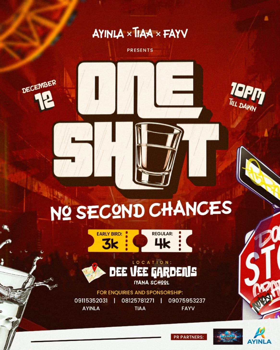 ONE SHOT(no second chance)