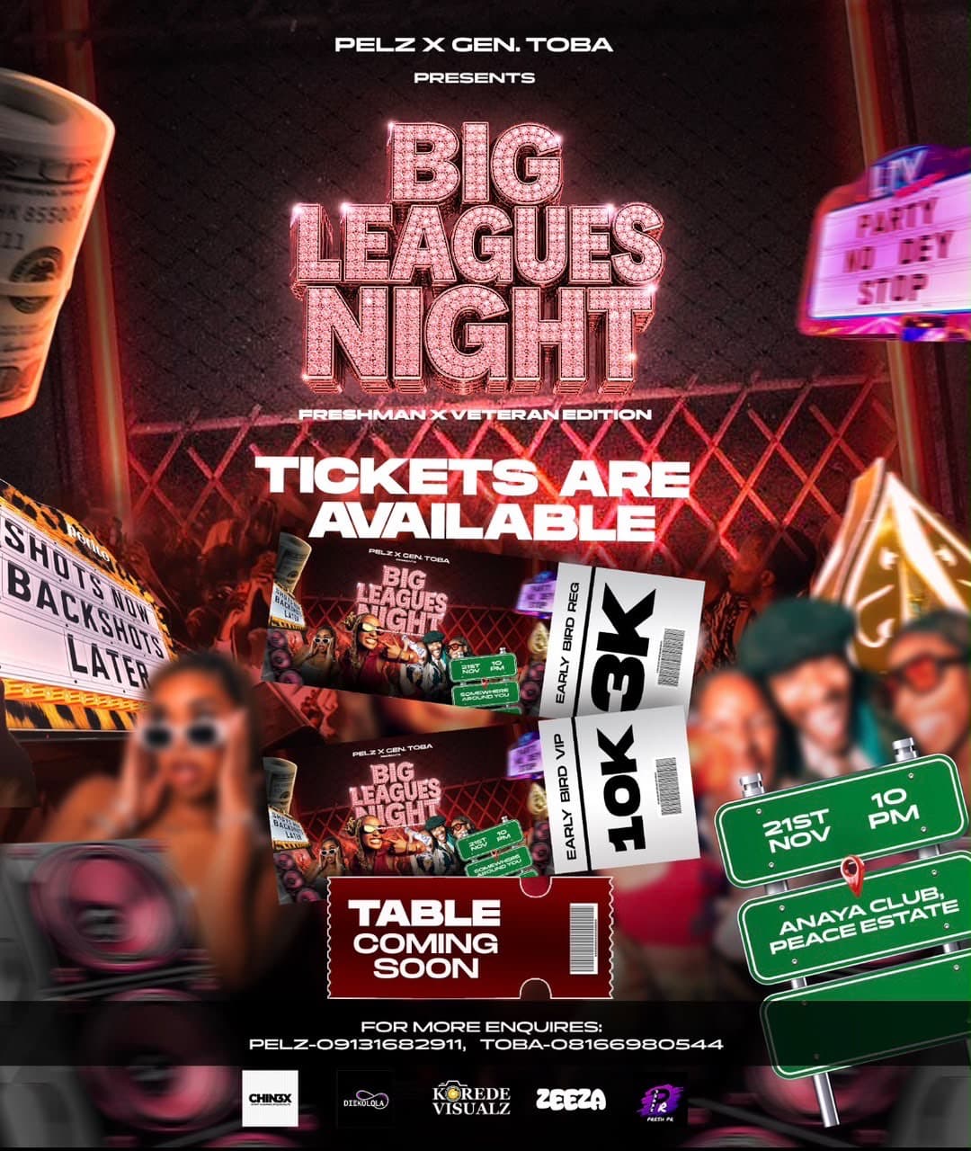 Big Leagues Night