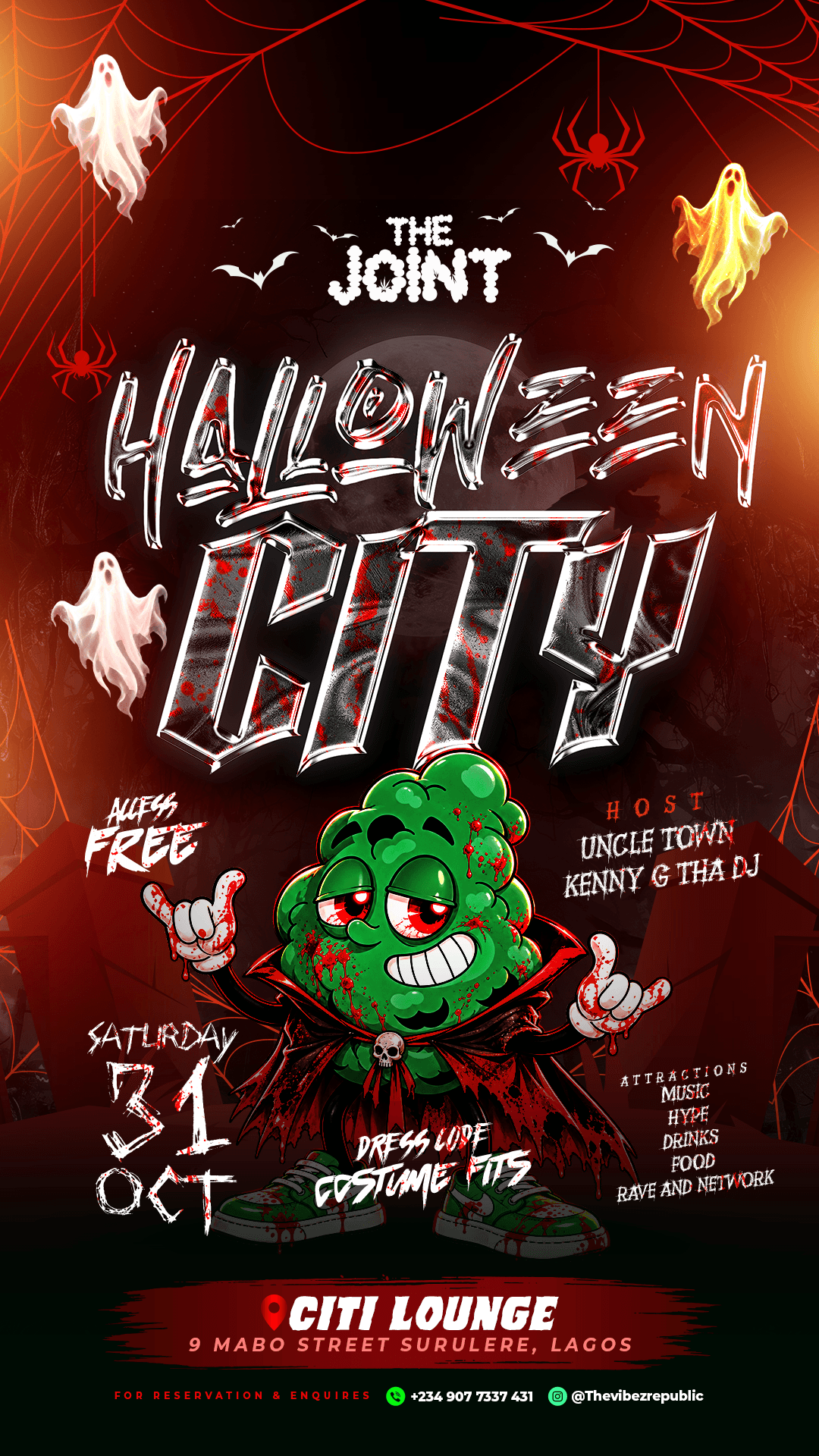 The joint Halloween city