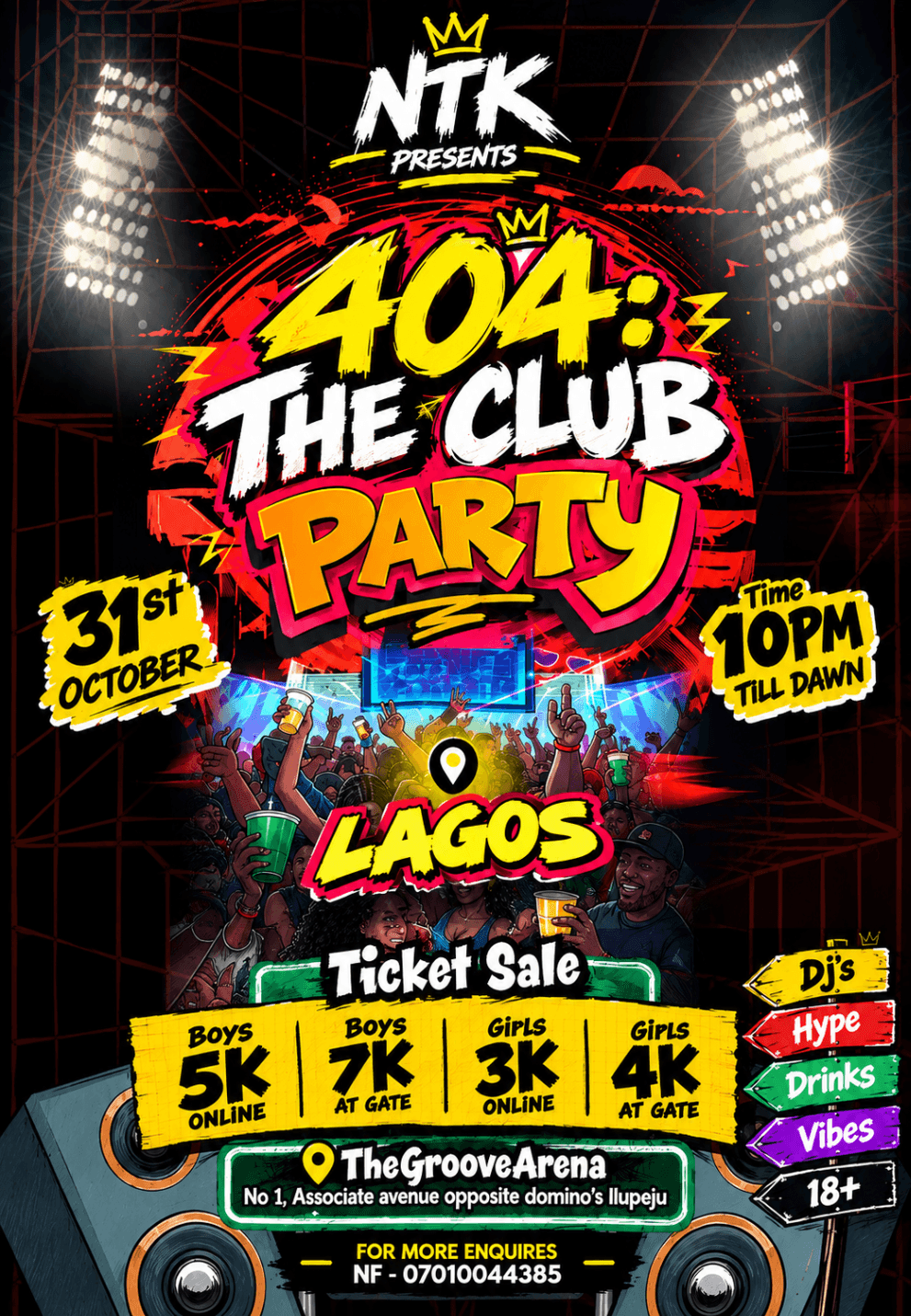 404: THE CLUB PARTY